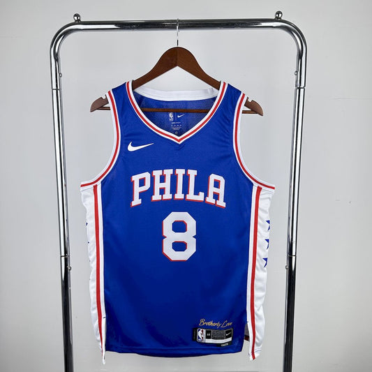 Camiseta Philadelphia 76ers 2023 Camiseta Azul NBA