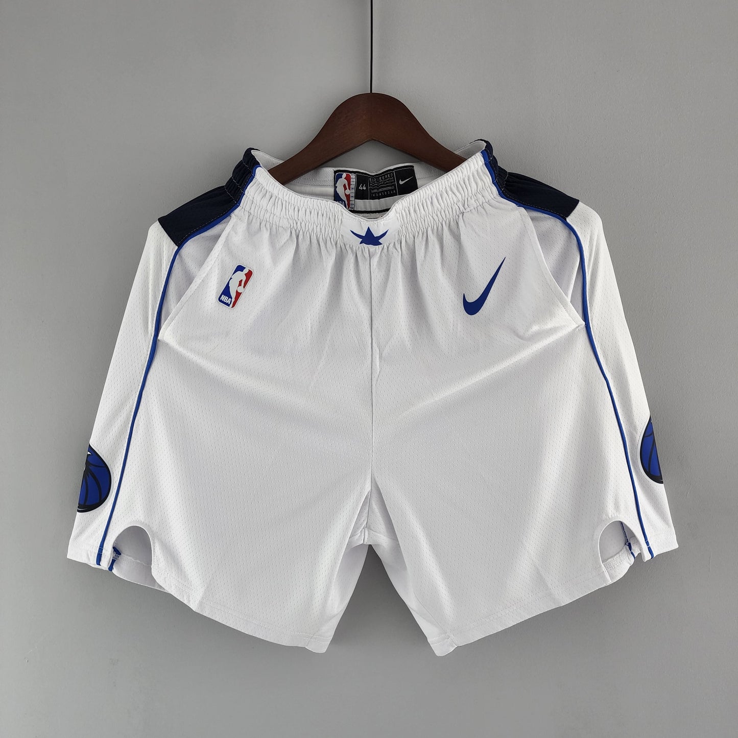Camiseta Dallas Mavericks Shorts Blanco