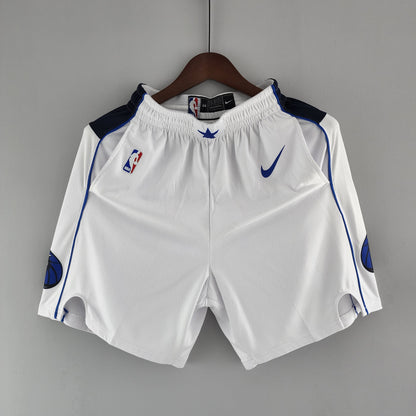 Camiseta Dallas Mavericks Shorts Blanco