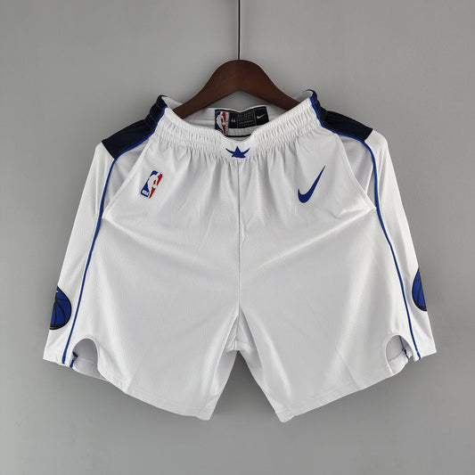 Camiseta Dallas Mavericks Shorts Blanco