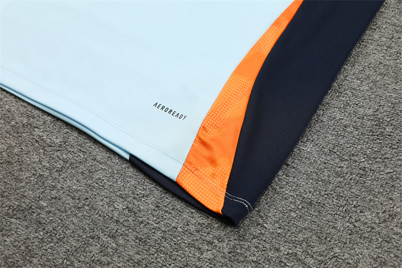 Buzo Completo Real Madrid Blanco Naranja