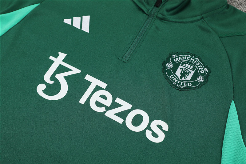 Buzo Completo Manchester United Verde Oscuro