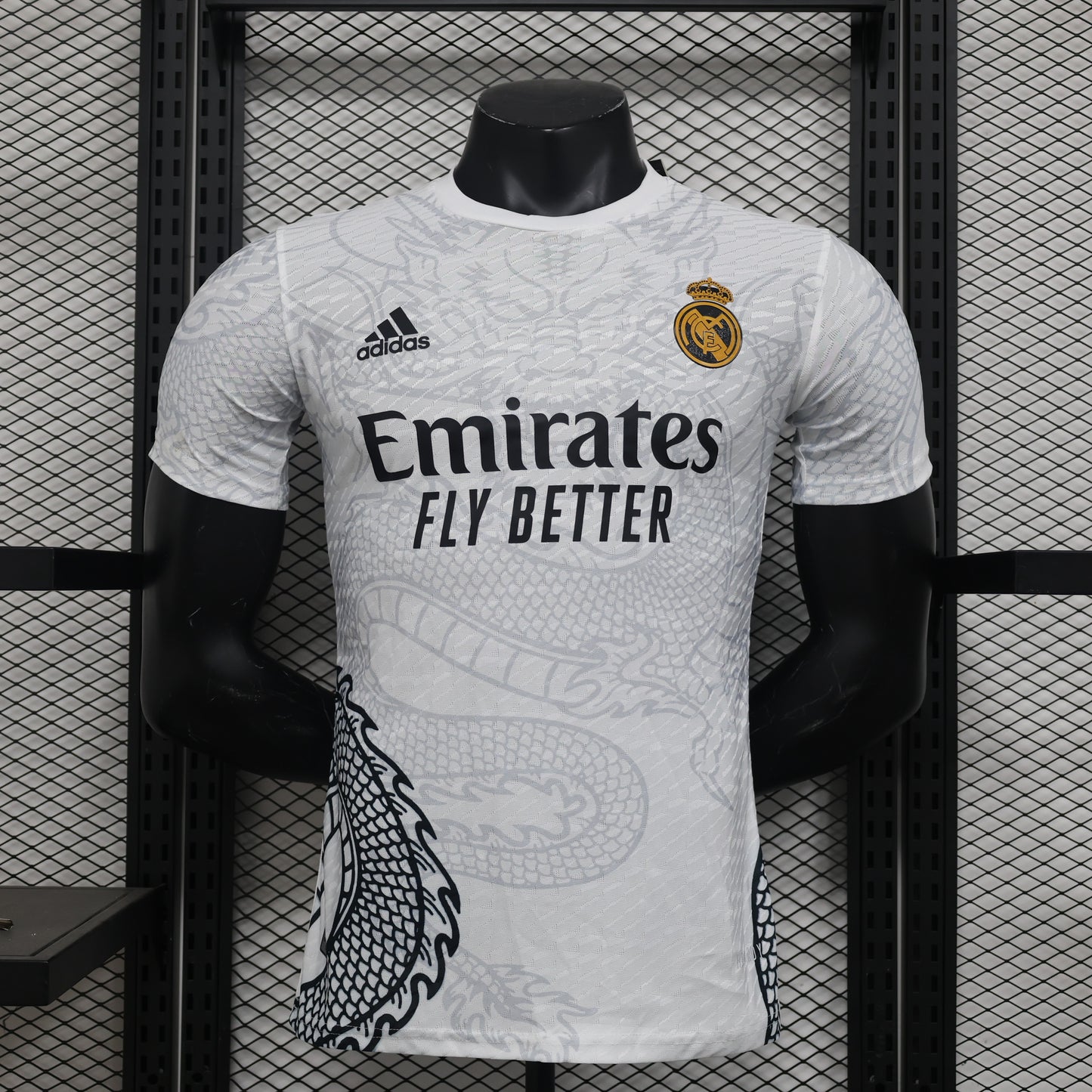 Camiseta Real Madrid Edición Dragón Blanco 2024/25 Versión Jugador