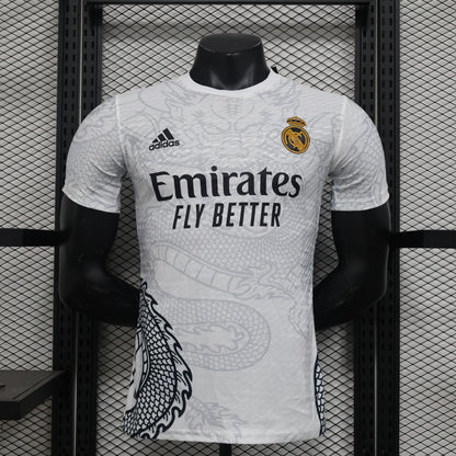 Camiseta Real Madrid Edición Dragón Blanco 2024/25 Versión Jugador
