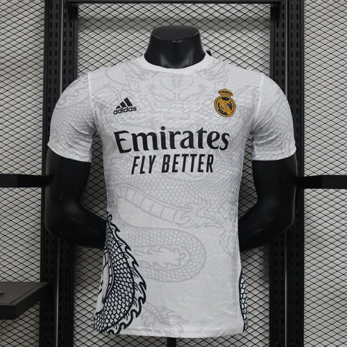 Camiseta Real Madrid Edición Dragón Blanco 2024/25 Versión Jugador