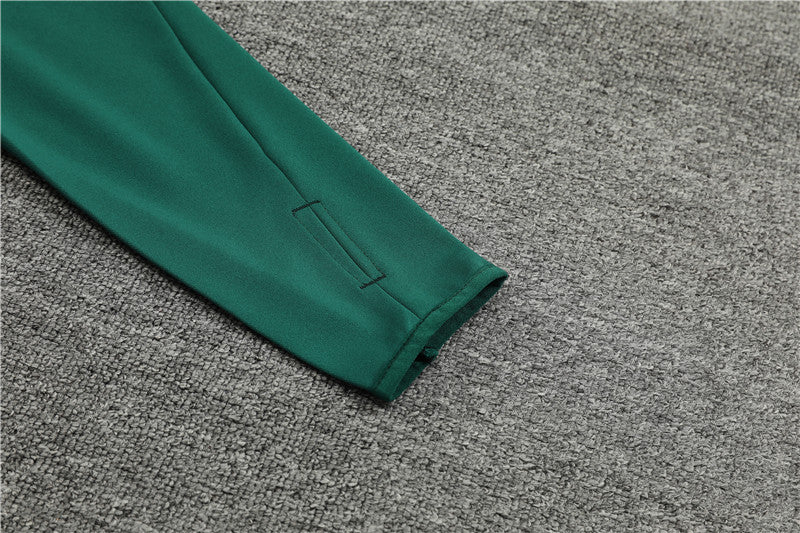 Buzo Completo Manchester United Verde Negro