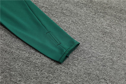 Buzo Completo Manchester United Verde Negro