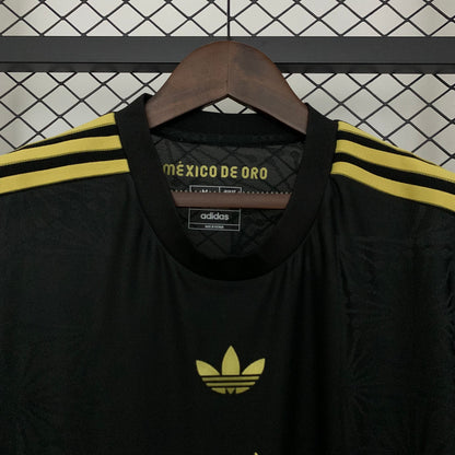 Camiseta México Edición Especial Negra 2025/26 Versión Fan