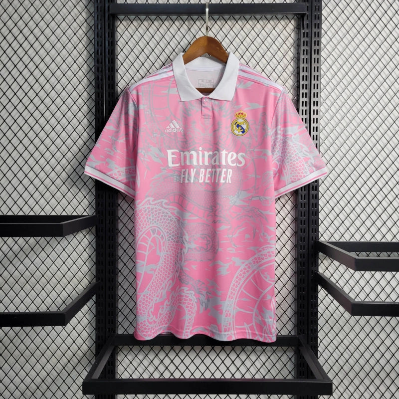 Camiseta Real Madrid 2024/25 Dragón Rosado Versión Fan