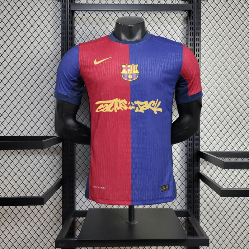 Camiseta FC Barcelona Local "Travis Scott" 2024/25 Versión Jugador