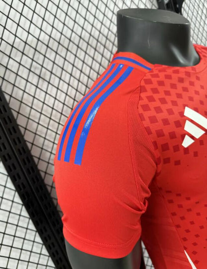 Camiseta Chile Local 2024 Versión Jugador