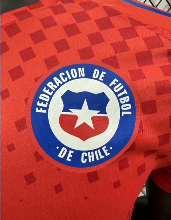 Camiseta Chile Local 2024 Versión Jugador