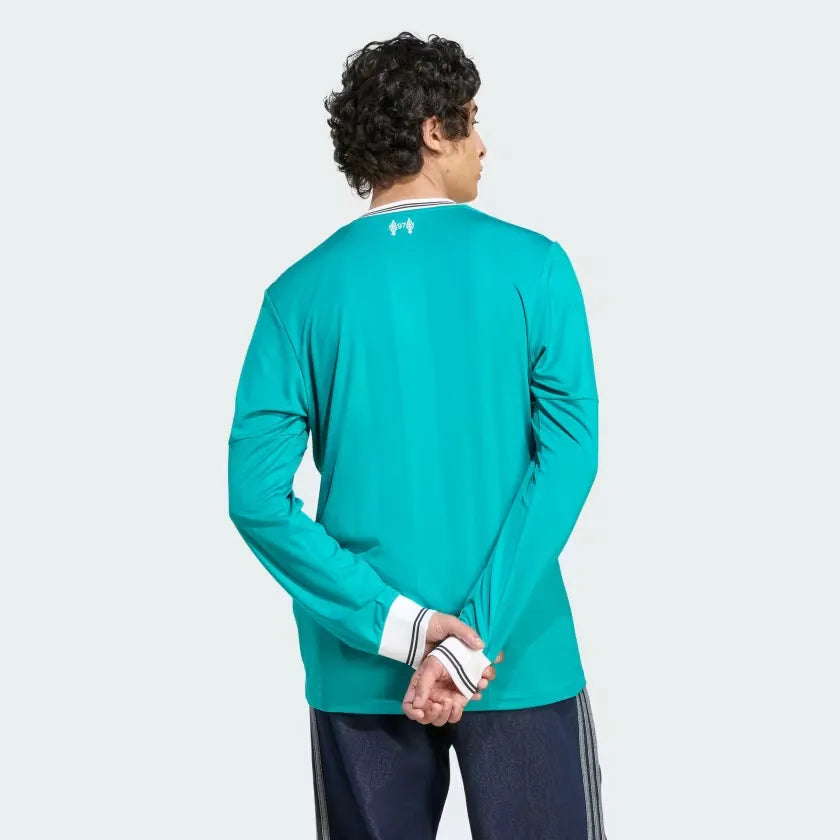 Camiseta Liverpool Tercera Manga Larga 2025/26 Versión Fan