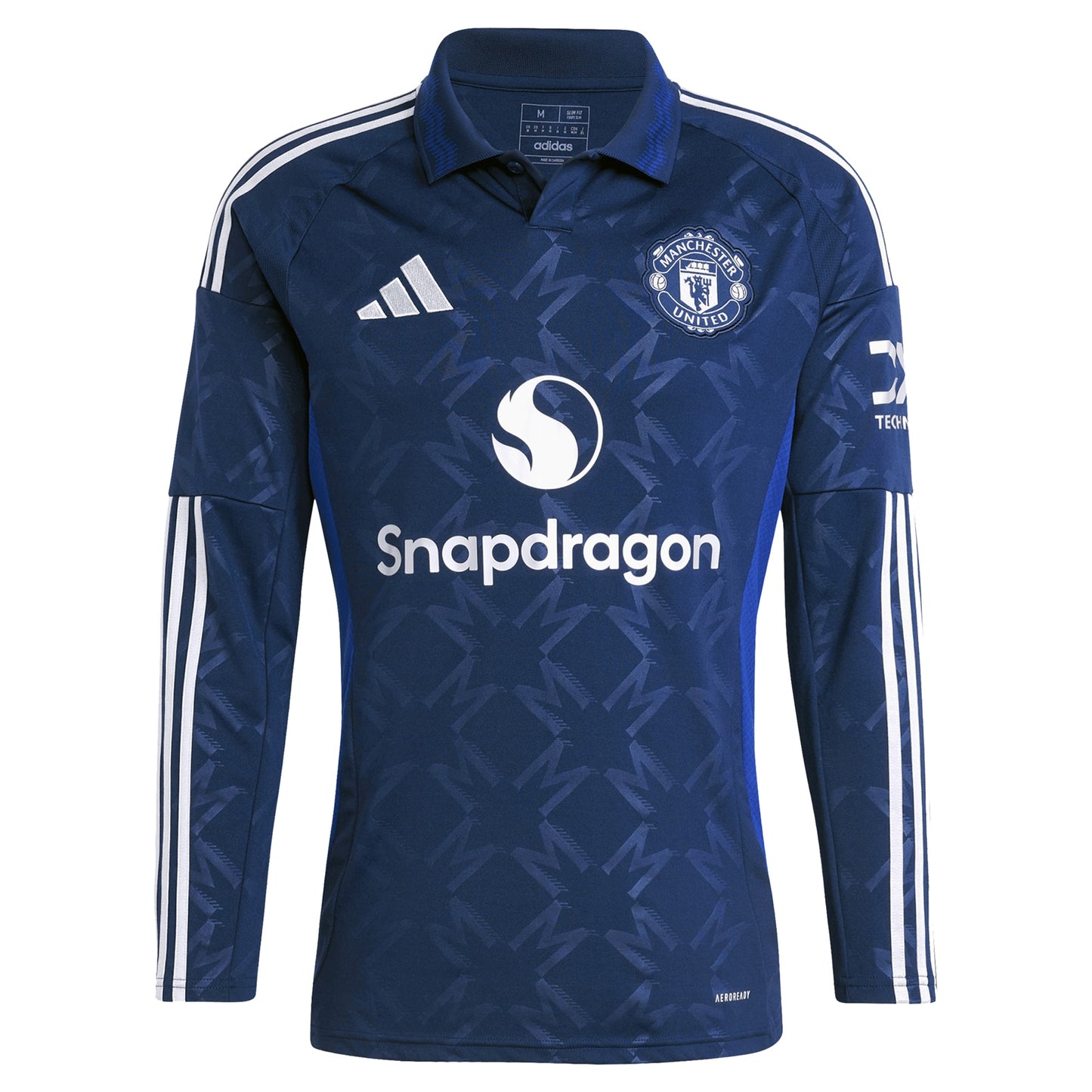 Camiseta Manchester United Visita Manga Larga 2024/25 Versión Fan