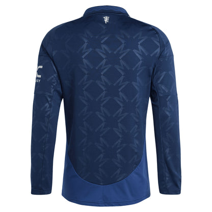 Camiseta Manchester United Visita Manga Larga 2024/25 Versión Fan