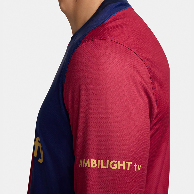 Camiseta FC Barcelona Local Manga Larga 2024/25 Versión Fan
