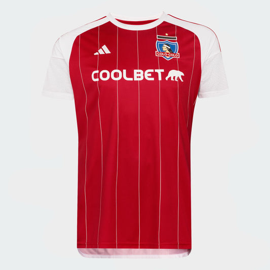 Camiseta Colo Colo Tercera Roja 2024 Versión Fan