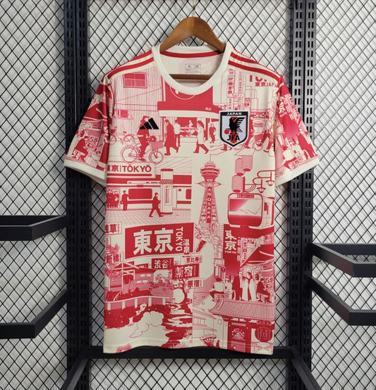 Camiseta Japón Edición Especial "Tokio Rojo" 2024 Versión Fan