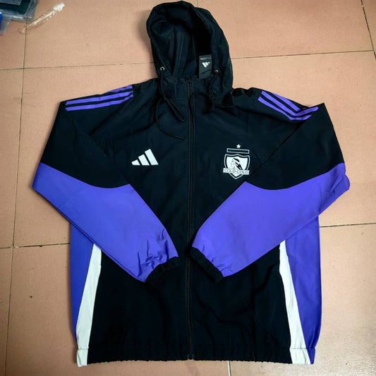 Colo Colo Cortavientos Morado y Negro 2025