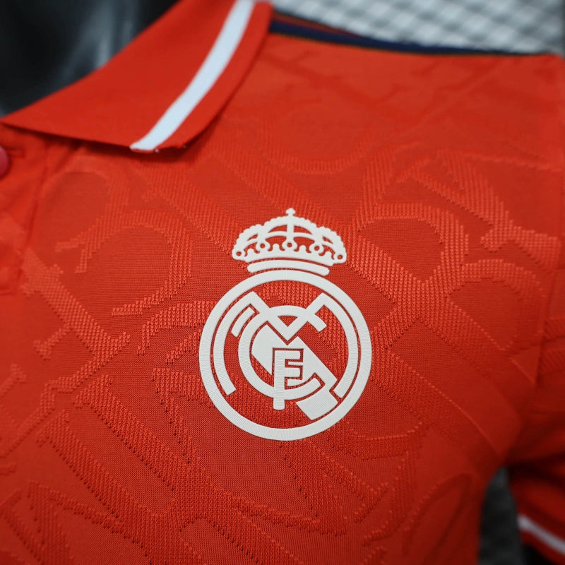 Camiseta Real Madrid "Polo Rojo" 2024/25 Versión Jugador