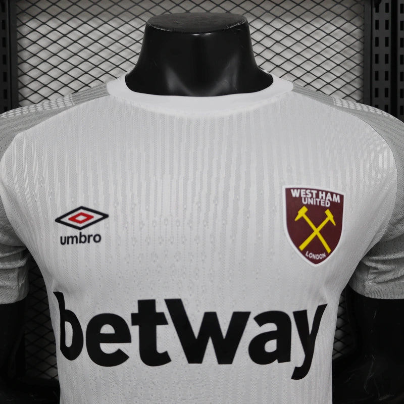 Camiseta West Ham United Visita 2024/25 Versión Jugador