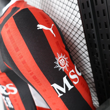 Camiseta AC Milán Local Manga Larga 2024/25 Versión Fan