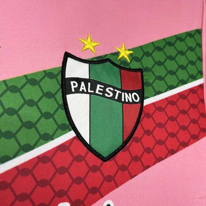 Camiseta Palestino "Graffiti Rosado" 2024/25 Versión Fan
