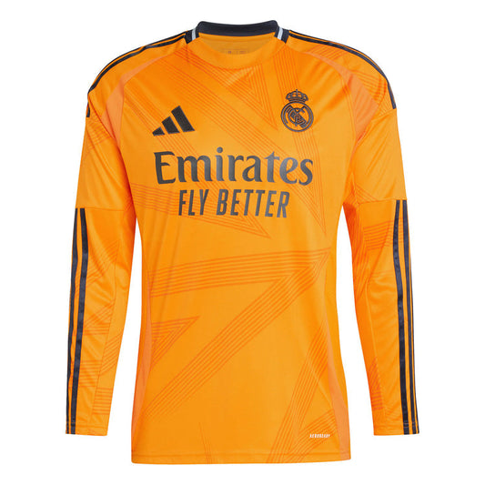 Camiseta Real Madrid Visita Manga Larga 2024/25 Versión Fan