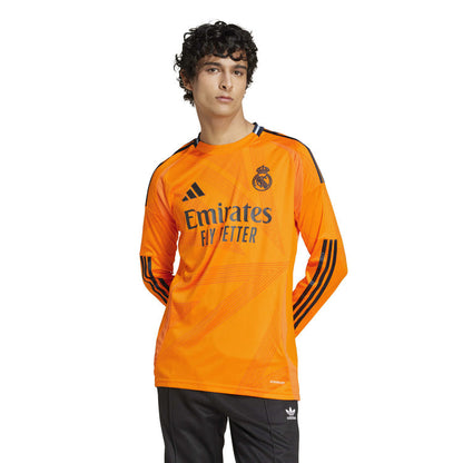 Camiseta Real Madrid Visita Manga Larga 2024/25 Versión Fan