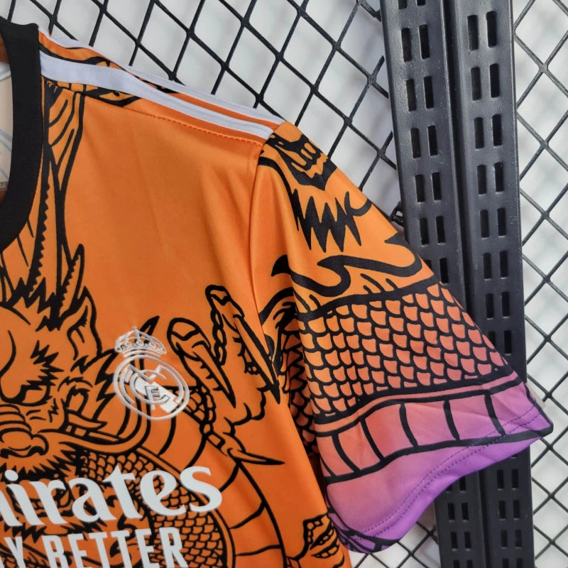 Camiseta Real Madrid "Especial Dragon Naranja" 2024/25 Versión Fan