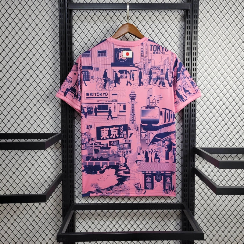 Camiseta Japón Edición Especial "Tokio Rosa" 2024 Versión Fan
