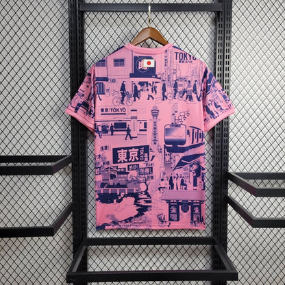 Camiseta Japón Edición Especial "Tokio Rosa" 2024 Versión Fan