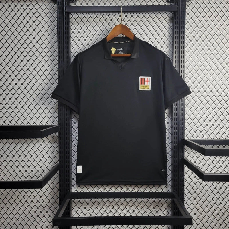 Camiseta AC Milán Edición Aniversario Negra 2024/25 Versión Fan