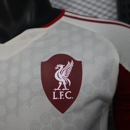 Camiseta Liverpool Visita Manga Larga 2025/26 Versión Jugador