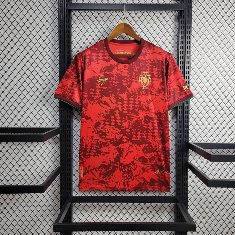 Camiseta Portugal Edición Especial "Comma" 2024 Versión Fan