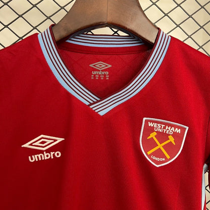 West Ham United Kit Niños Local 2025/26