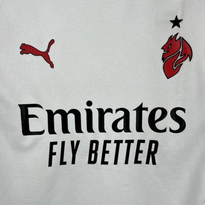 Camiseta AC Milán Blanca 2025/26 Versión Fan