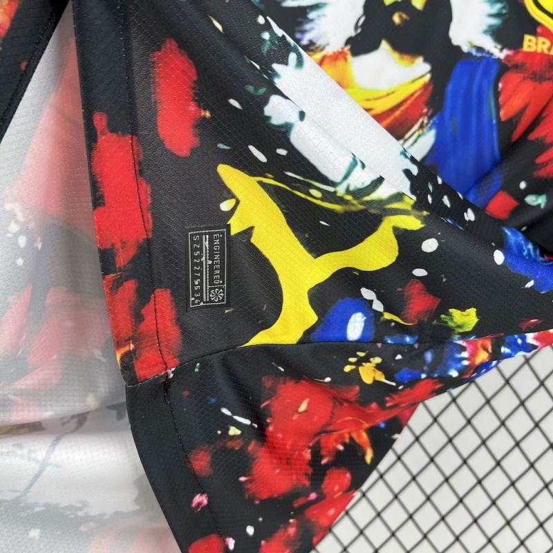 Camiseta Brasil Cristo Redentor Colores 2025/26 Versión Fan