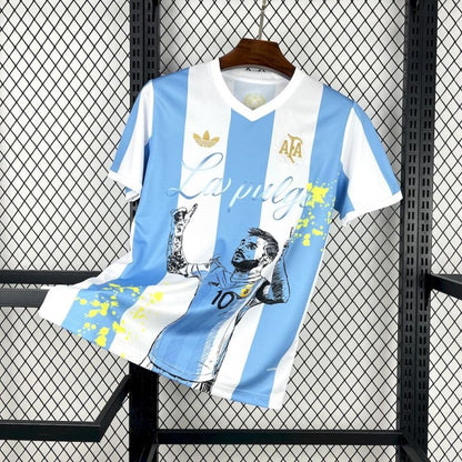 Camiseta Argentina Conmemorativa Messi 2025/26 Versión Fan