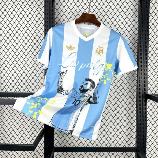 Camiseta Argentina Conmemorativa Messi 2025/26 Versión Fan