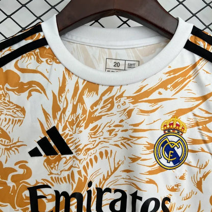Real Madrid Kit Niños Edición Especial Naranja 2025/26