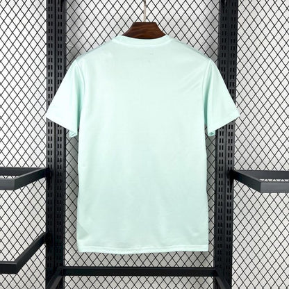 Camiseta Brasil Cristo Redentor Blanca y Verde 2025/26 Versión Fan