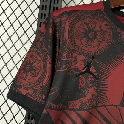 Camiseta Brasil "Jordan Rojo y Negro" 2025/26 Versión Fan