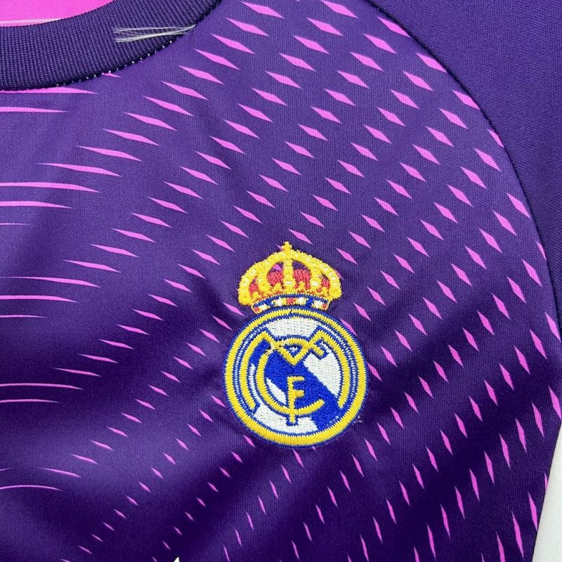 Real Madrid Kit Niños Portero Morado 2025/26