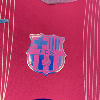Camiseta FC Barcelona Edición Especial Rosa Oscuro 2025/26 Versión Fan