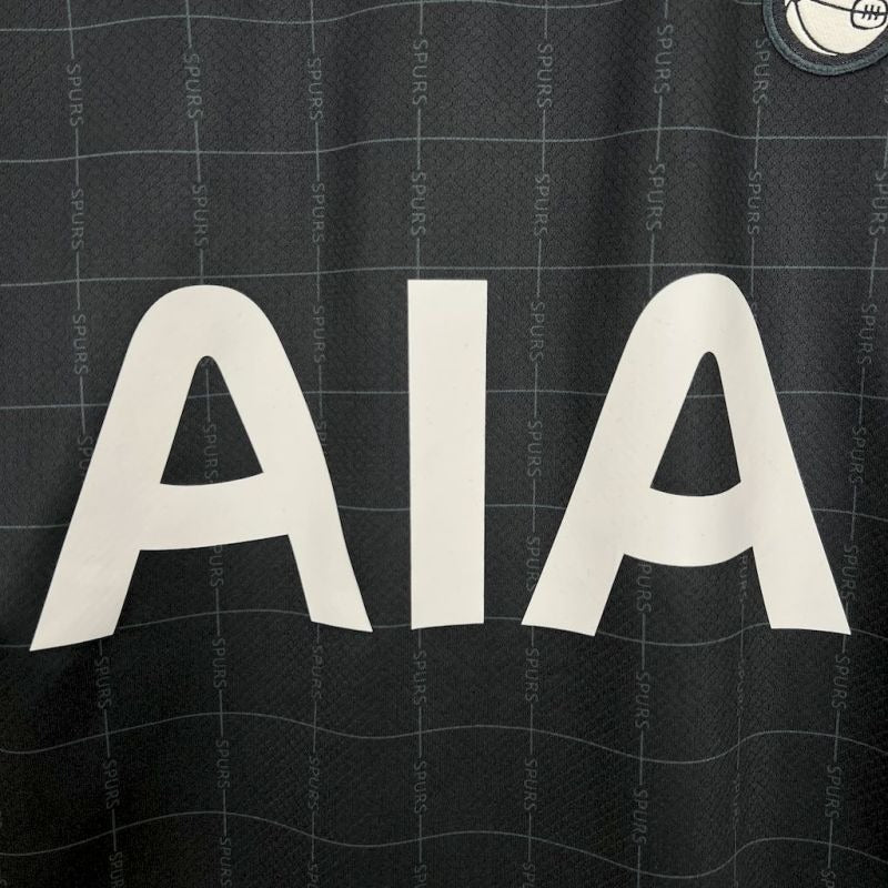 Camiseta Tottenham Hotspur Negra 2025/26 Versión Fan