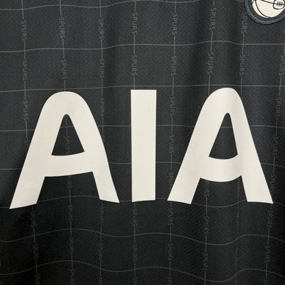 Camiseta Tottenham Hotspur Negra 2025/26 Versión Fan
