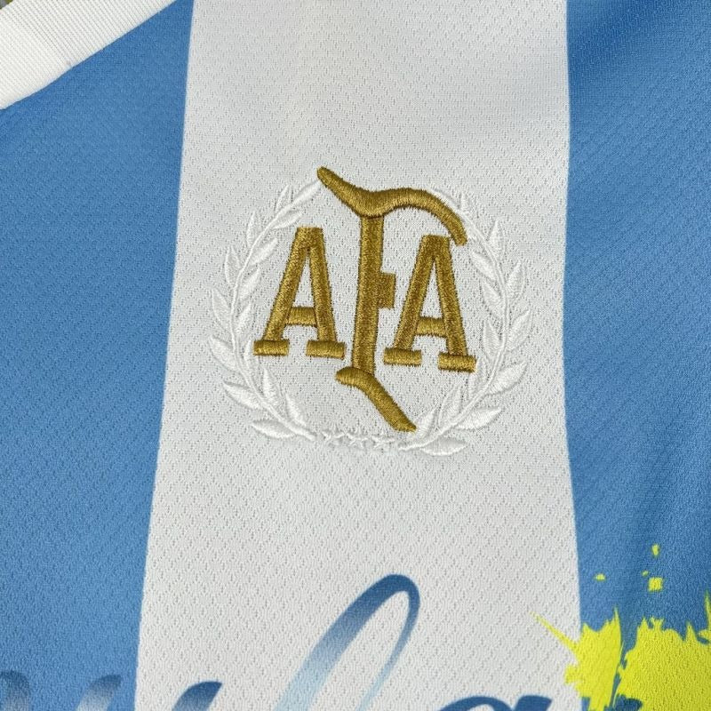 Camiseta Argentina Conmemorativa Messi 2025/26 Versión Fan