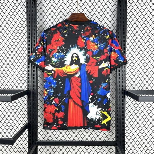 Camiseta Brasil Cristo Redentor Colores 2025/26 Versión Fan