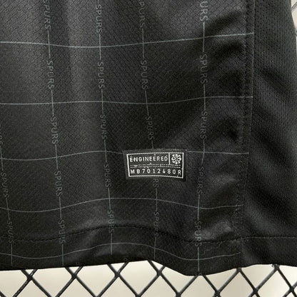 Camiseta Tottenham Hotspur Negra 2025/26 Versión Fan